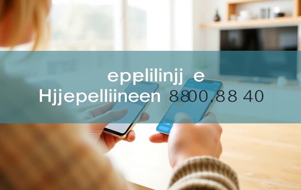 En person som tar ut penger fra et nettcasino via mobil, med Hjelpelinjen-tekst synlig.